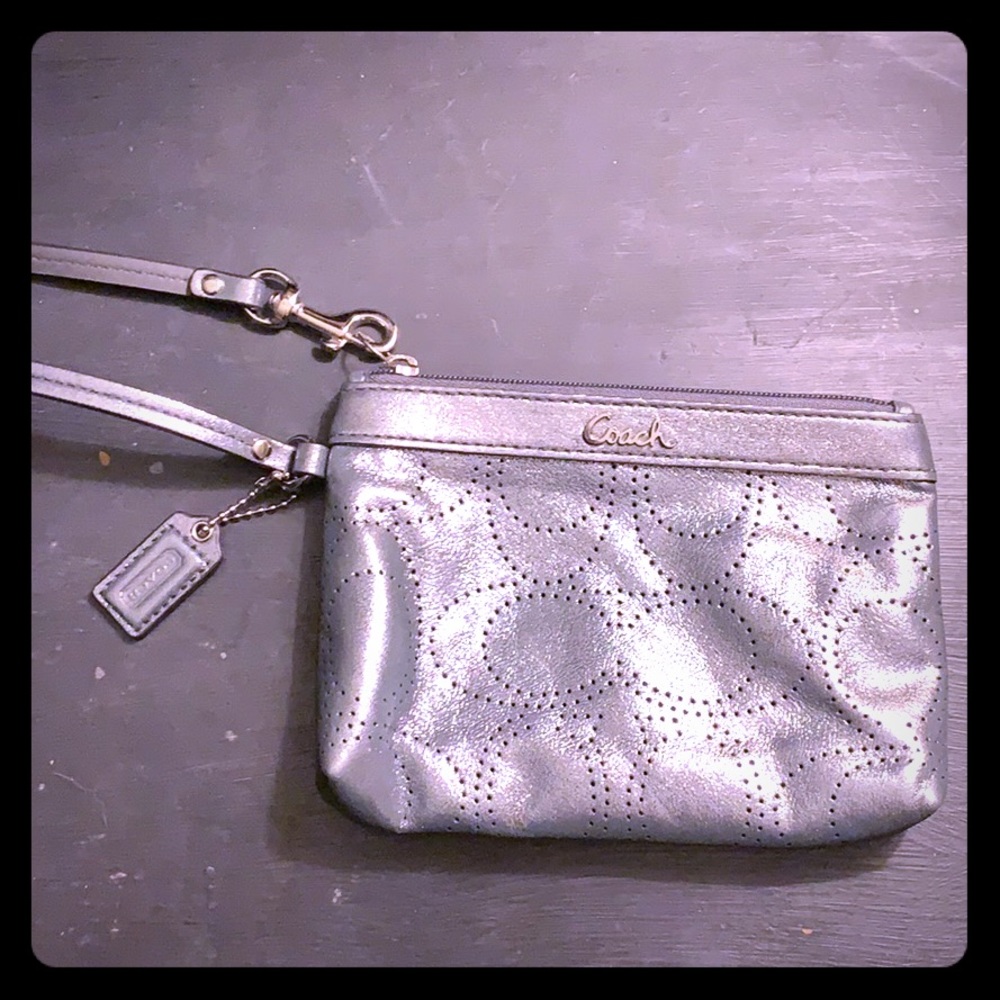 Coach wristlet. 6.5”x6.5”